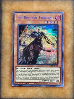 Yugioh Tri-Brigade Fraktall MP21-EN171 Secret Rare 1st Ed NM - Image 1