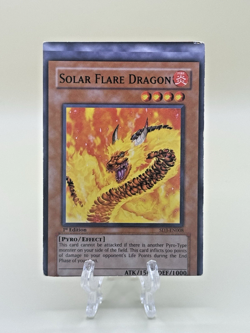 Yugioh TCG Solar Flare Dragon SD3-EN008 1st Edition Miscut Misprint Error - Image 1