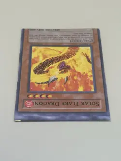 Yugioh TCG Solar Flare Dragon SD3-EN008 1st Edition Miscut Misprint Error - Image 2