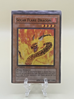 Yugioh TCG Solar Flare Dragon SD3-EN008 1st Edition Miscut Misprint Error - Image 1