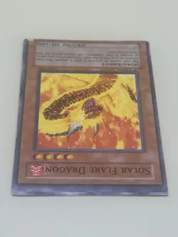 Yugioh TCG Solar Flare Dragon SD3-EN008 1st Edition Miscut Misprint Error - Image 2