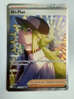 POKEMON - N’s Plan - 170-086 - Special Illustration Rare - S&V Black Bolt - NM/M - Image 1