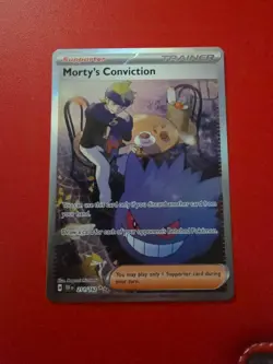 Pokemon TCG Morty's Conviction Card 211/162 Near Mint Condition - Image 1