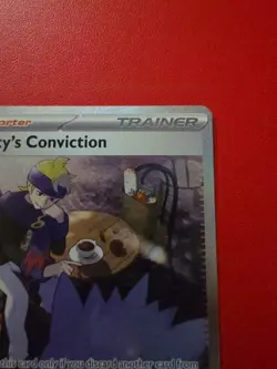Pokemon TCG Morty's Conviction Card 211/162 Near Mint Condition - Image 3