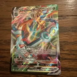 Pokemon Card Dhelmise VMAX 010/072 Shining Fates Ultra Rare Near Mint - Image 2