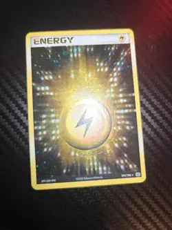 Lightning Energy Pokemon Card Holo Foil EX Emerald 104/106 MN - Image 2