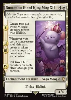 MTG Commander FIN R Summon: Good King Mog XII #0026 - Image 1