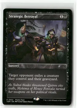 Strategic Betrayal - Promo Pack Tarkir: Dragonstorm MTG NM - Image 1