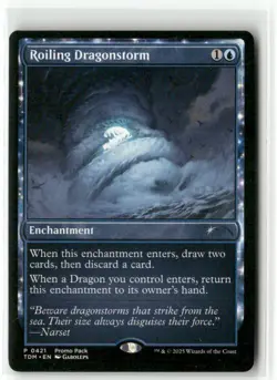 Roiling Dragonstorm - Promo Pack Tarkir: Dragonstorm MTG NM - Image 1