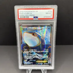 Pokemon 2012 B W Full Art Kyogre EX Dark Explorers #104 Mint PSA 8 - Image 1