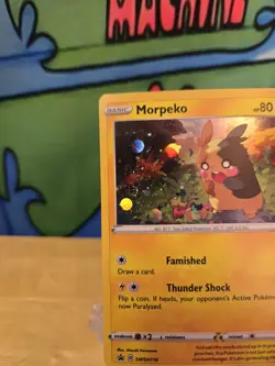 Morpeko *Swirl #2 SWSH116 Black Star Promo Pokemon NM W Sleeve & Top Loader - Image 3