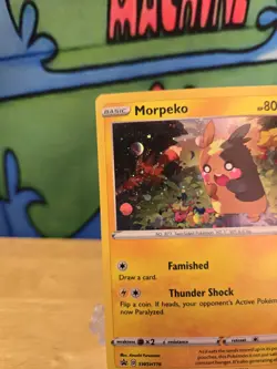 Morpeko *Swirl #2 SWSH116 Black Star Promo Pokemon NM W Sleeve & Top Loader - Image 4