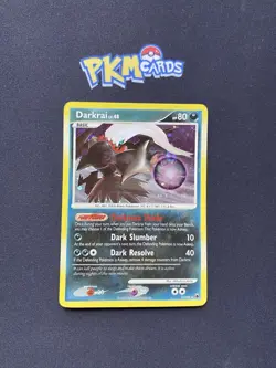 Pokemon TCG Darkrai Lv. 48 Majestic Dawn 3/100 Holo Rare MP. - Image 1