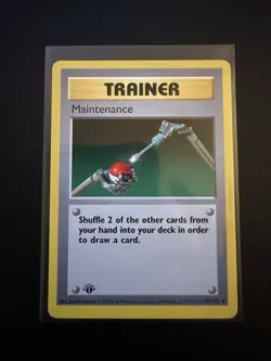 1999 Pokemon Maintenance Base Set 1st Edition Shadowless 83/102 NM - Image 1