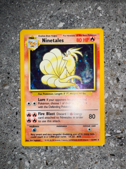 Pokemon TCG Cards Ninetales 12/102 Base Set Holo Rare LP - Image 4