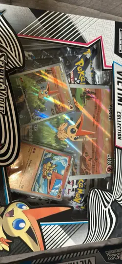 Pokemon Unova Victini Illustration Collection (3 boxes) - Image 1