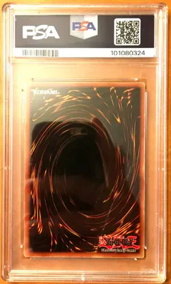 Yugioh Left Leg of the Forbidden One - PSA 1 - LOB Unlimited Holo Vintage - Image 2