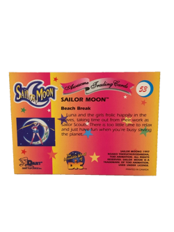 Sailor Moon Trading Card Non-Holo Vintage Anime Collectible Bandai - Image 2