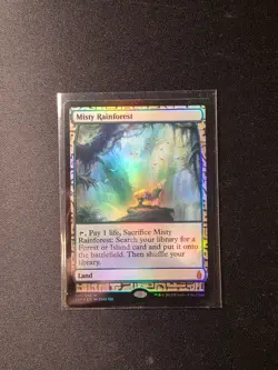 Misty Rainforest 025/045 Zendikar Expeditions Foil MTG NM Card - Image 1