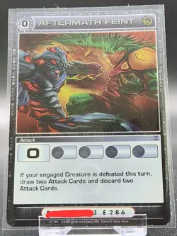Chaotic Card : Aftermath Feint Rise Of The Oligarch Rare Attack - Image 1