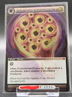 Chaotic Card : Ode To Obscurity Forged Unity First Edition Rare Mugic - Image 1