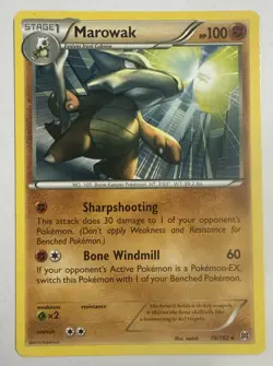 Marowak 78/162 XY Breakthrough Pokemon TGC Card NM - Image 1