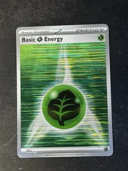 Grass Energy - Pokemon Black Bolt & White Flare (Horizontal Holo) Card #017 - Image 1