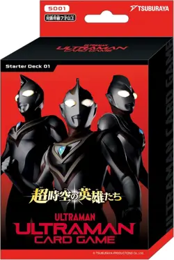 BANDAI Ultraman Card Game Starter Deck 01 Heroes of Super Dimension SD01 - Image 1