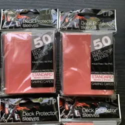 Card Supplies - Ultra Pro DECK PROTECTORS - RED (Lot of 6 -300 Sleeves) standard - Image 3