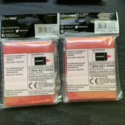 Card Supplies - Ultra Pro DECK PROTECTORS - RED (Lot of 6 -300 Sleeves) standard - Image 4
