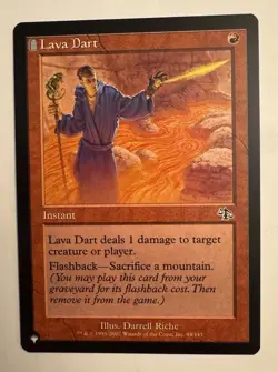 MTG Lava Dart The List Mystery Booster 2 (MB2) Common Magic Card #94 Unplayed - Image 1