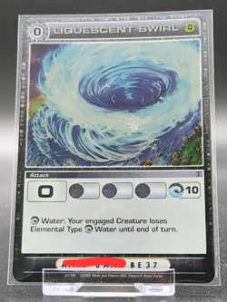 Chaotic Card : Liquescent Swirl Silent Sands Rare Attack - Image 1