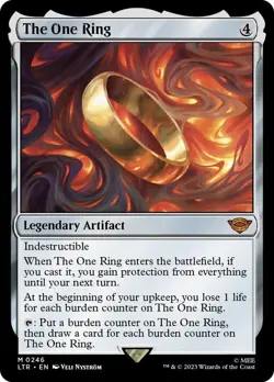 Magic MTG LOTR The One Ring NEAR MINT NM - Image 1