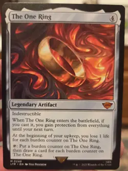 Magic MTG LOTR The One Ring NEAR MINT NM - Image 1