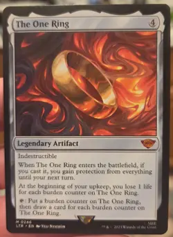 Magic MTG LOTR The One Ring NEAR MINT NM - Image 2