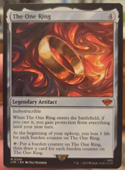 Magic MTG LOTR The One Ring NEAR MINT NM - Image 3