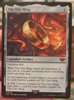 Magic MTG LOTR The One Ring NEAR MINT NM - Image 4