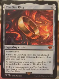 Magic MTG LOTR The One Ring NEAR MINT NM - Image 5