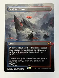 Scalding Tarn (Borderless) Special Guests Non-Foil Regular MTG - Image 1