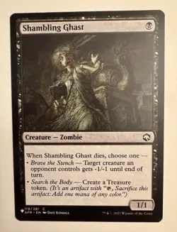 Shambling Ghast [The List Reprints] AFR 119 MTG - Image 1