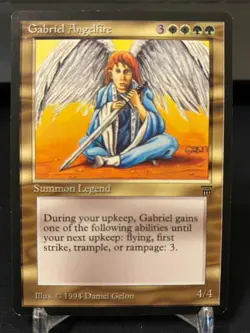 Magic the gathering MTG Legends Gabriel Angelfire Never Played vintage - Image 1