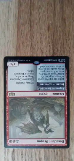 Decadent Dragon #223 (NM) Wilds of Eldraine WOE Magic MTG - Image 1
