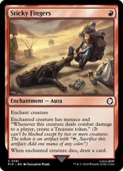 Sticky Fingers - Light Play MTG Universes Beyond: Fallout - Image 1