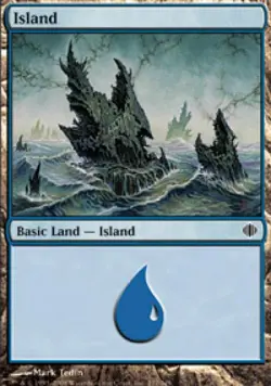 Island (237) -Foil Medium Play MTG Shards of Alara - Image 1