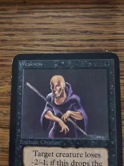 Magic mtg Weakness Alpha Edition Regular - Image 4