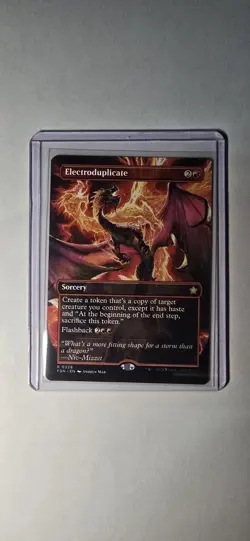 Electroduplicate Foundations Borderless Card MTG Regular, Near Mint Condition - Image 1