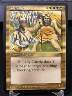 Magic the gathering MTG Legends Lady Caleria Never Played NM vintage - Image 1