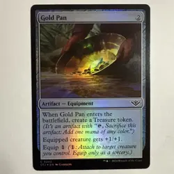 NM-Mint, English MTG Foil Gold Pan - Foil Outlaws of Thunder Junction Magic the - Image 1