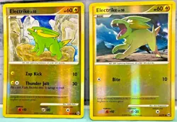 Pokemon (2) Electrike 62 & 63/99 ARCEUS Reverse Holos Commons Moderately Played - Image 1