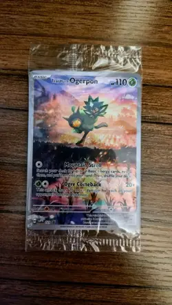 Pokemon Teal Mask Ogerpon SVP 123 Promo Sealed Twilight Masquerade A34 + figures - Image 1